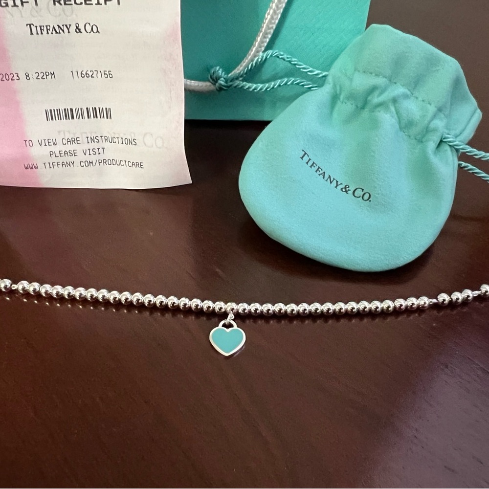 Tiffany Blue Heart Bracelet